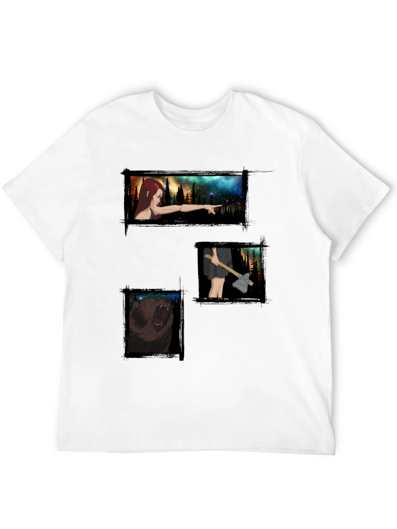 Printed Graphic Tee - Forest Adventure