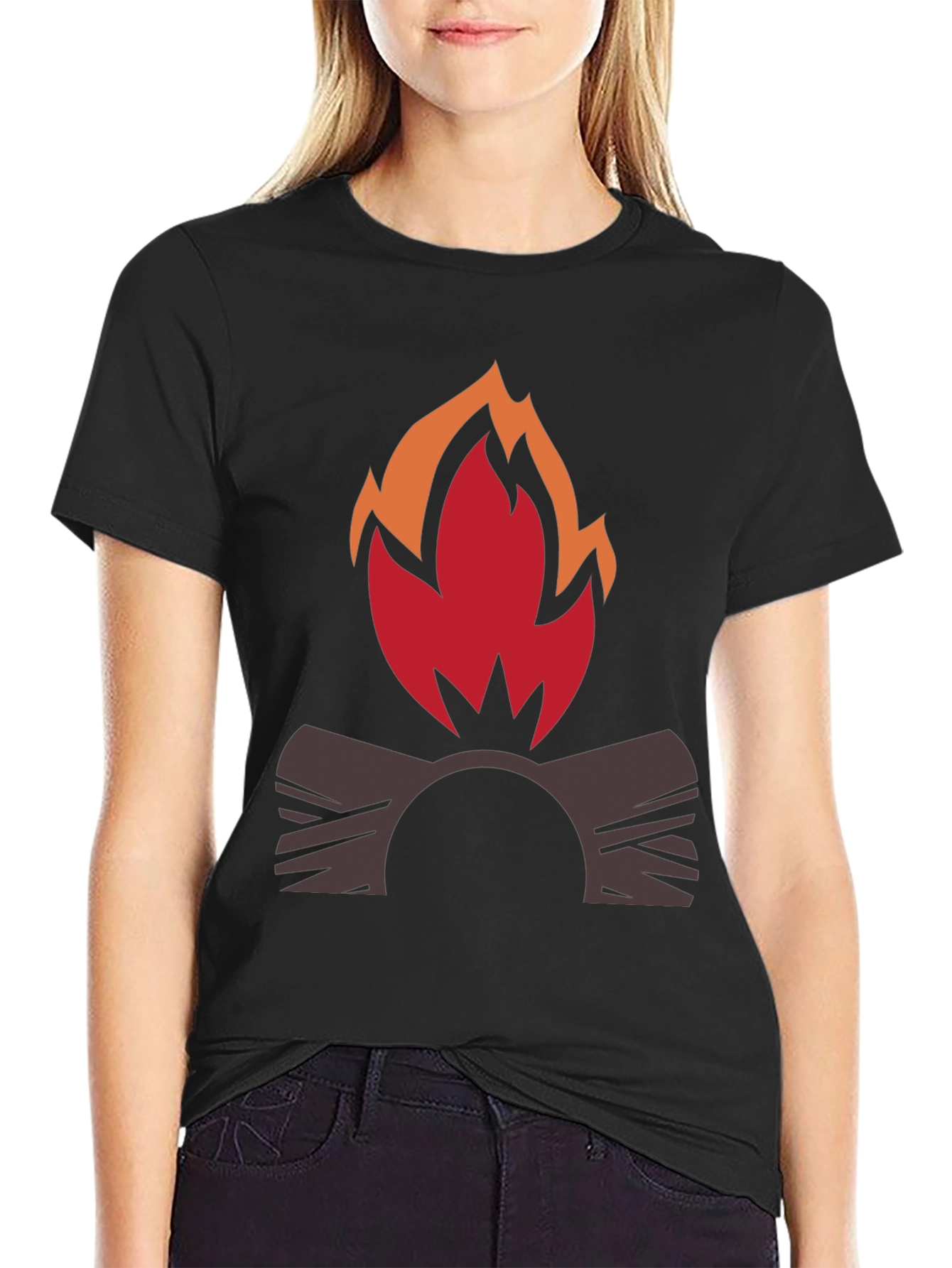 Campfire Graphic Tee - Cozy Style for Outdoor Lovers