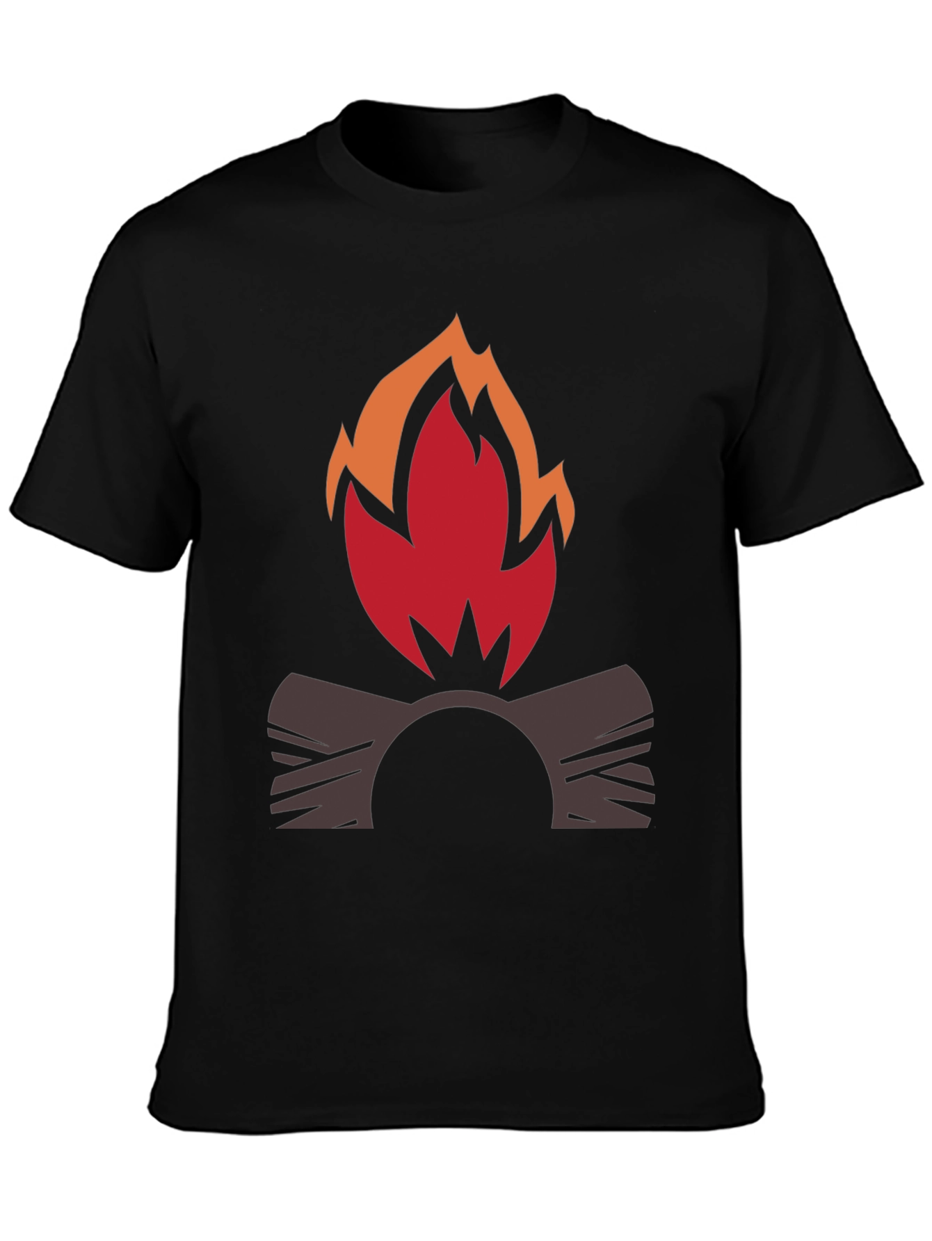 Campfire Graphic Tee - Cozy Style for Outdoor Lovers