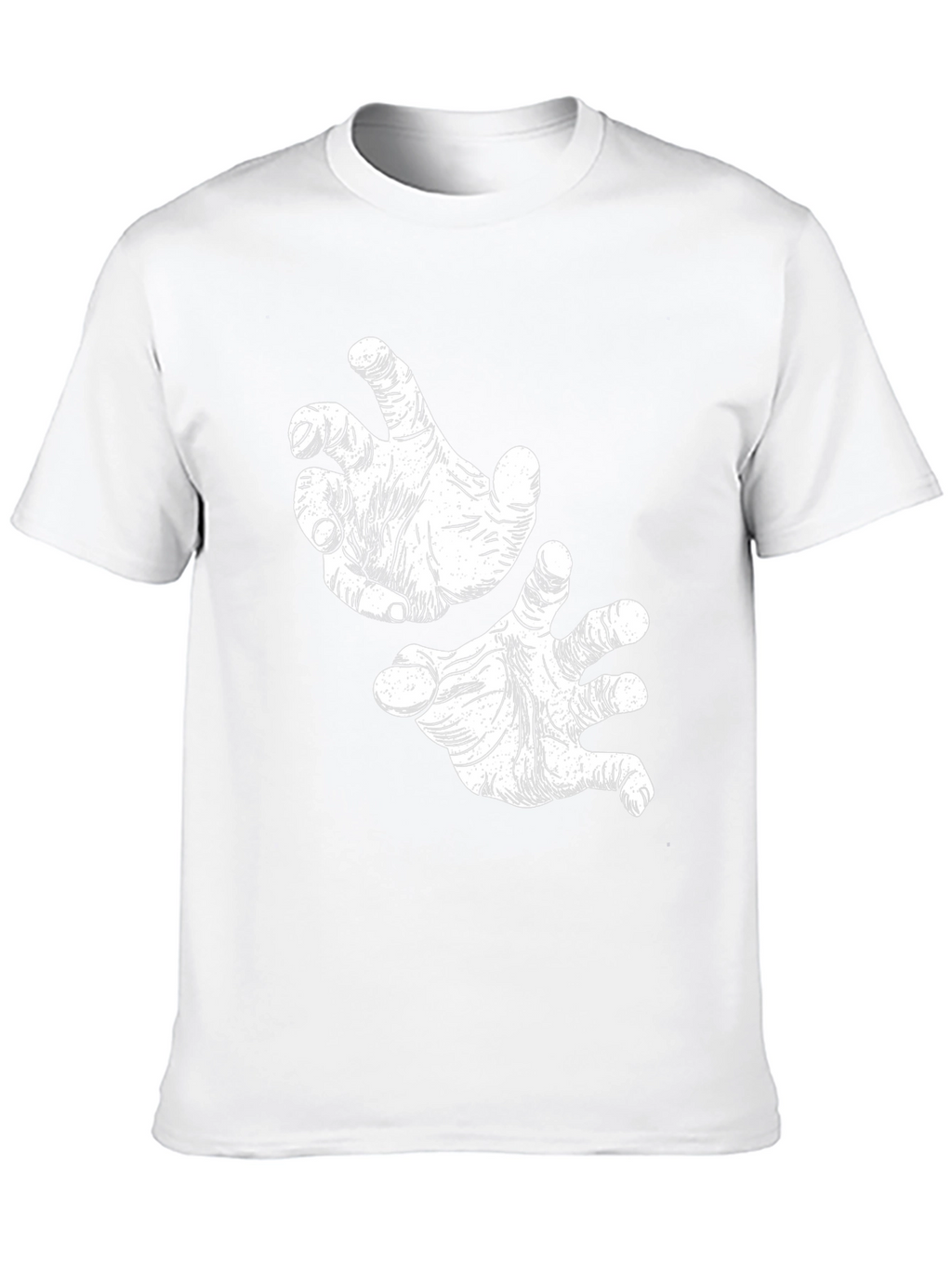 Creepy Hand Gesture Black T-Shirt