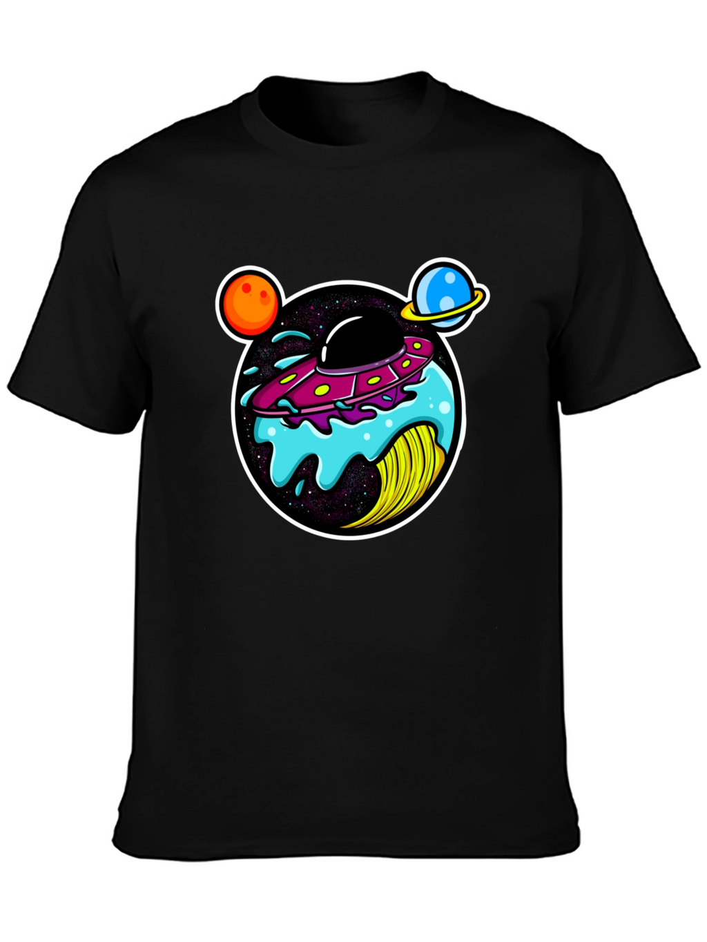 UFO Donut Graphic T-Shirt