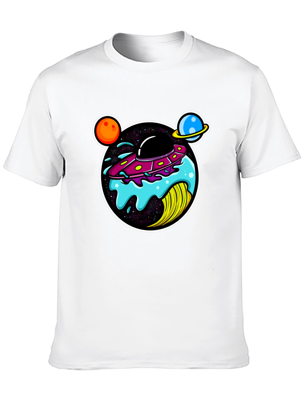 UFO Donut Graphic T-Shirt