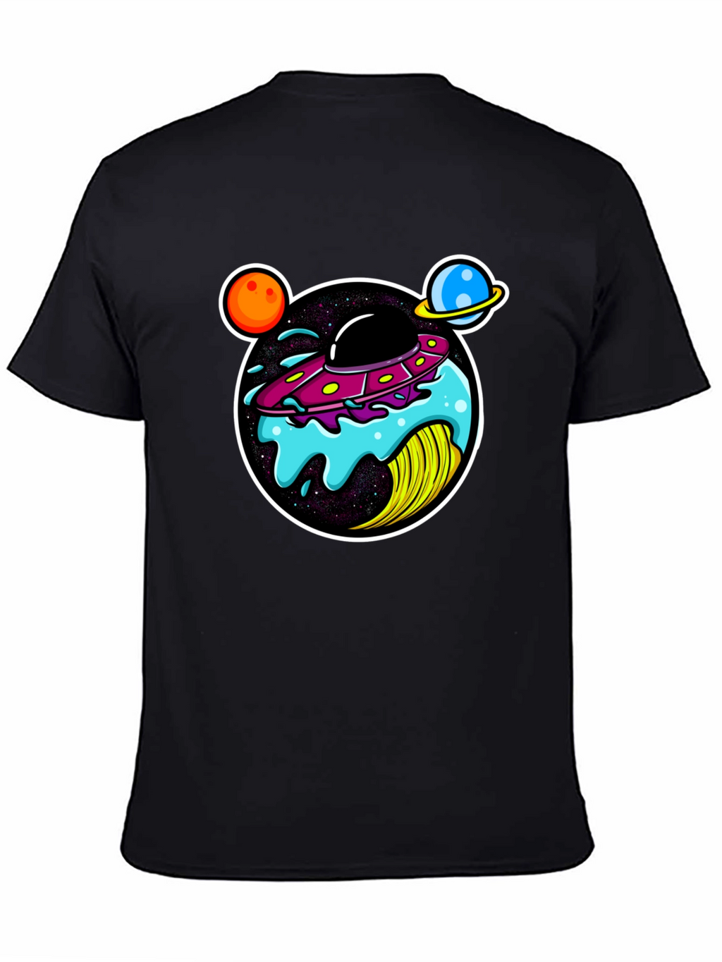UFO Donut Graphic T-Shirt