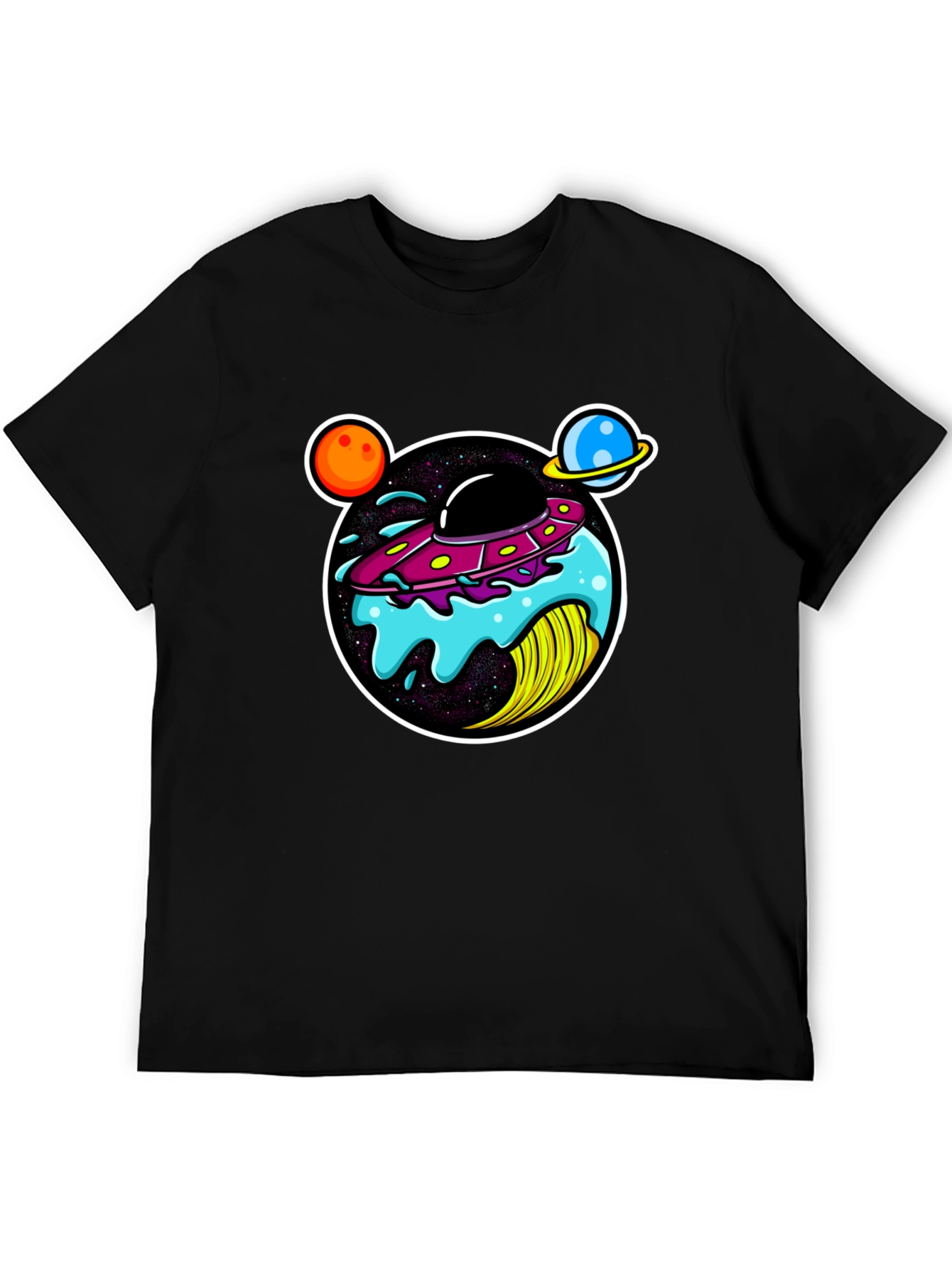UFO Donut Graphic T-Shirt