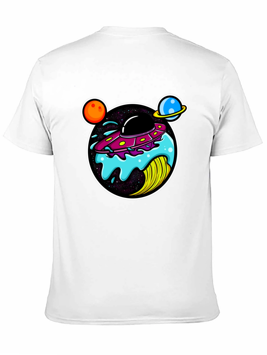 UFO Donut Graphic T-Shirt