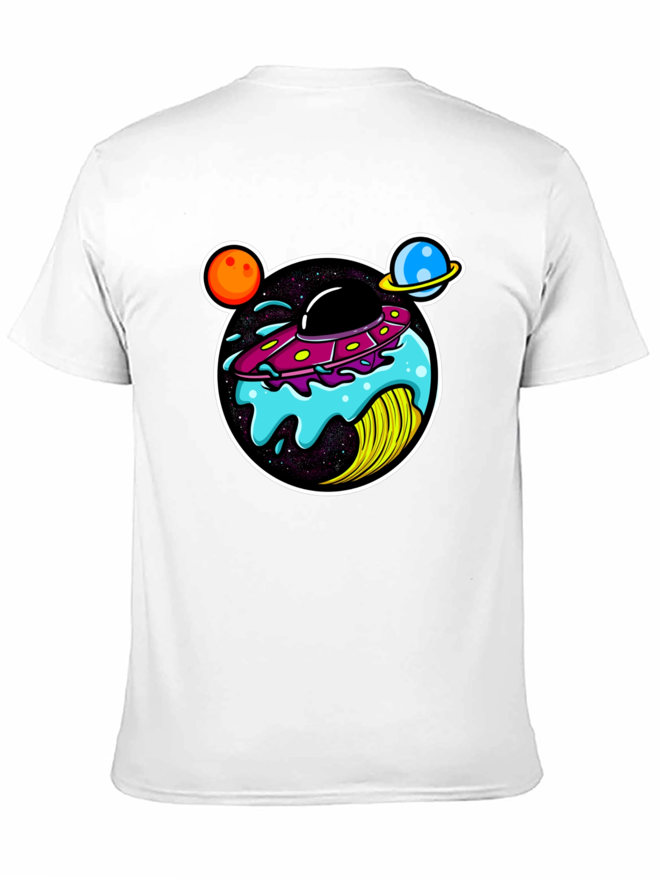 UFO Donut Graphic T-Shirt