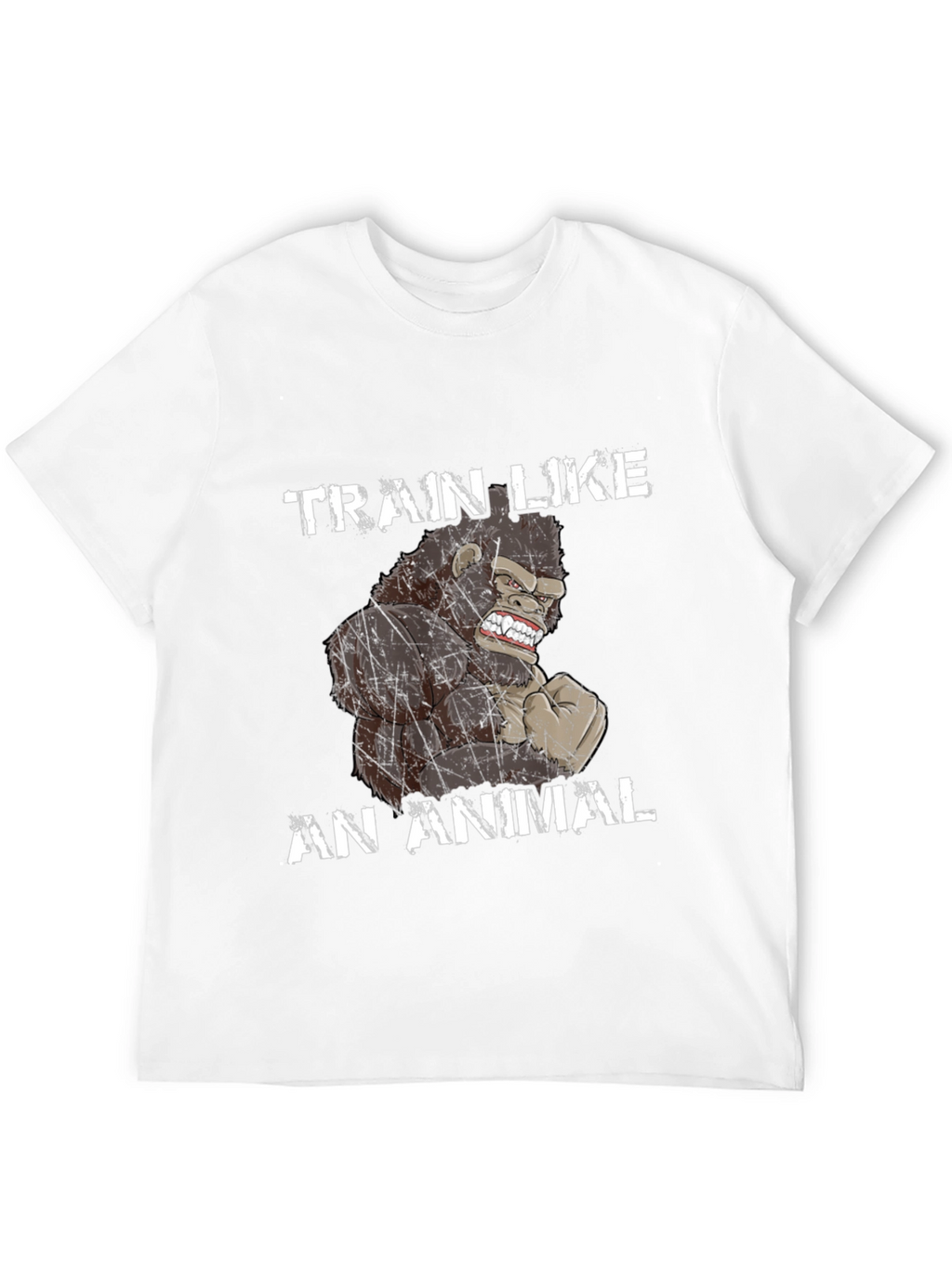 Train Like an Animal Gorilla Graphic T-Shirt