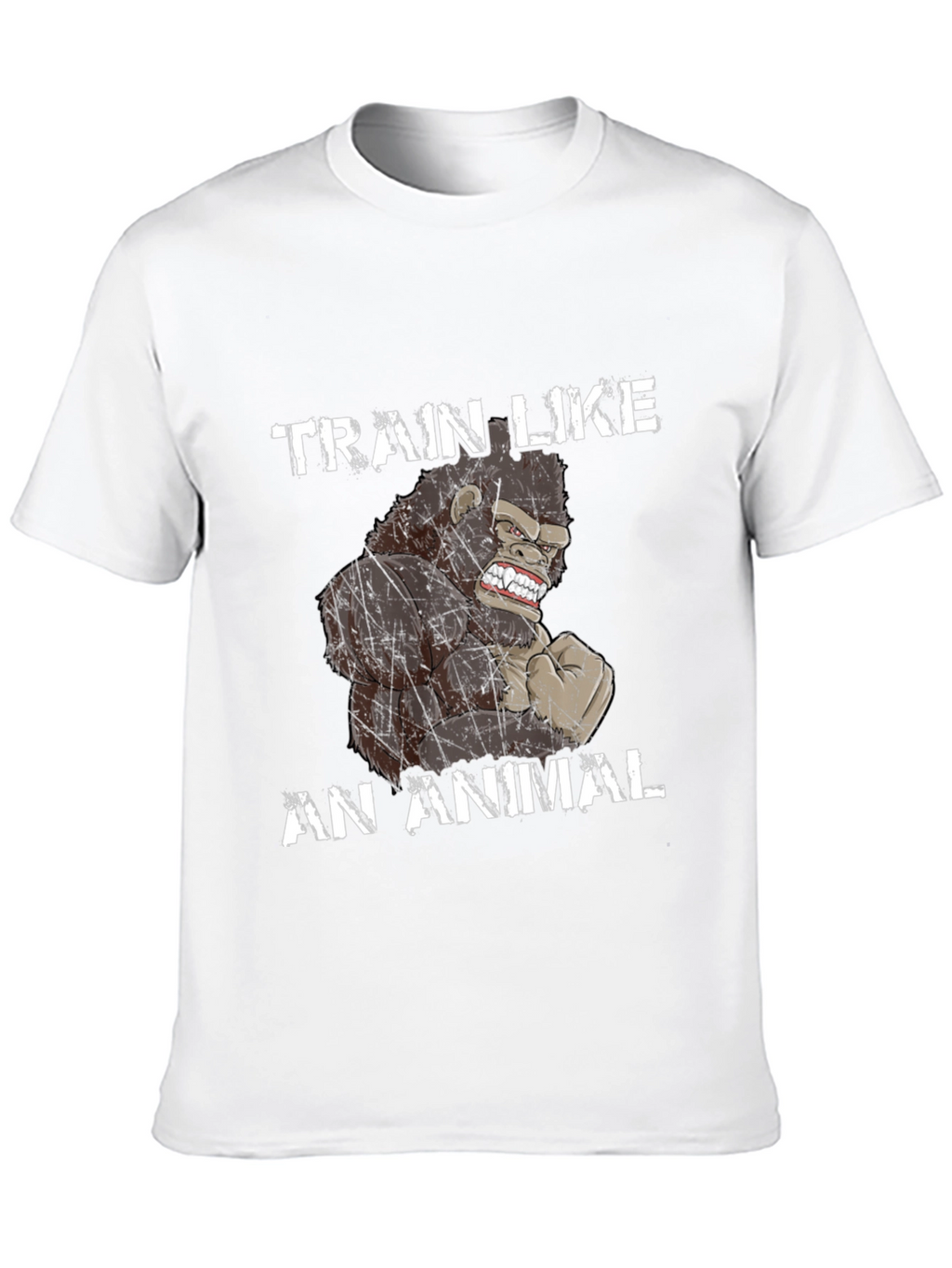 Train Like an Animal Gorilla Graphic T-Shirt