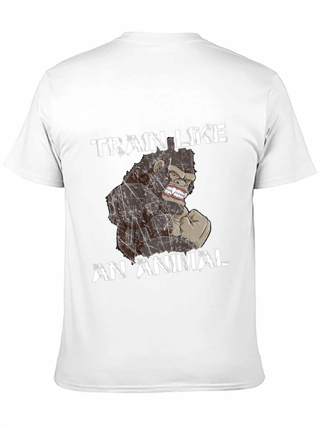 Train Like an Animal Gorilla Graphic T-Shirt