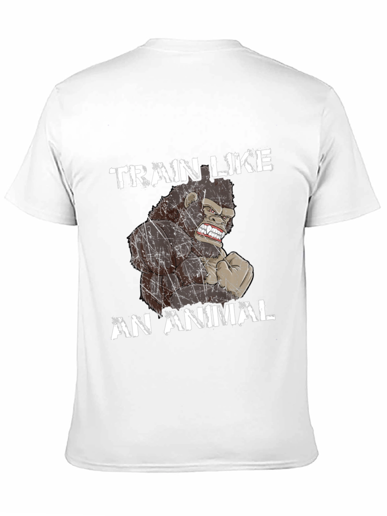 Train Like an Animal Gorilla Graphic T-Shirt