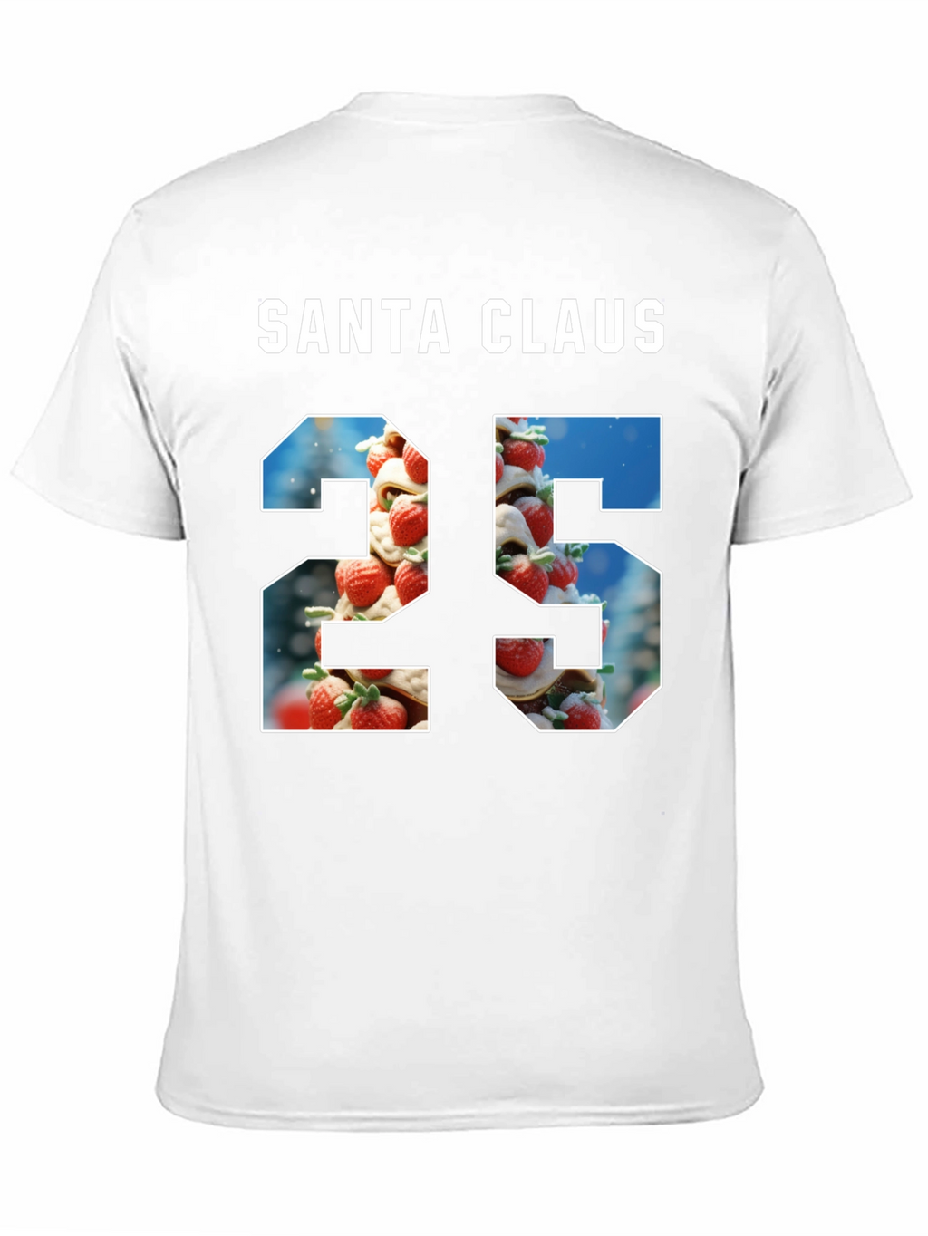 Santa Claus 25 Graphic Tee - Holiday Festive Shirt