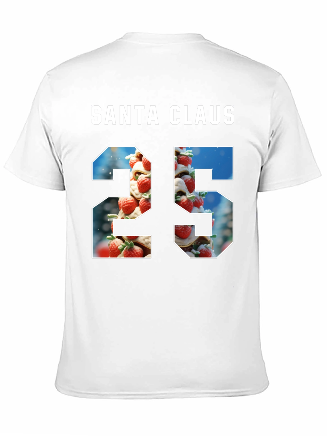 Santa Claus 25 Graphic Tee - Holiday Festive Shirt