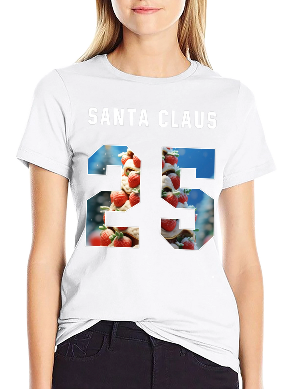 Santa Claus 25 Graphic Tee - Holiday Festive Shirt