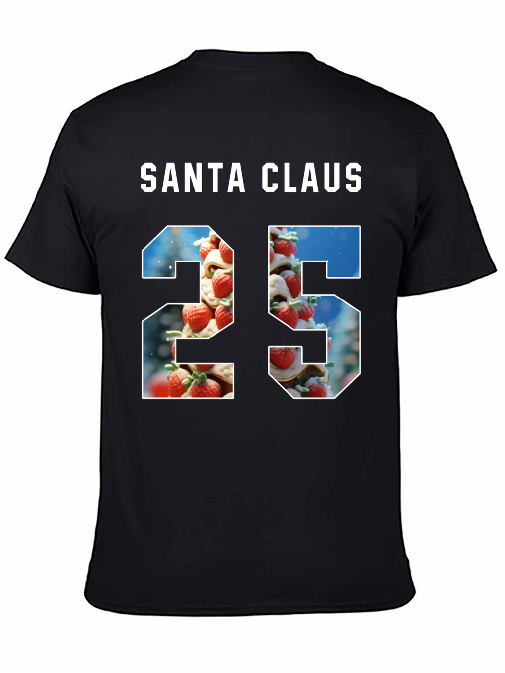Santa Claus 25 Graphic Tee - Holiday Festive Shirt