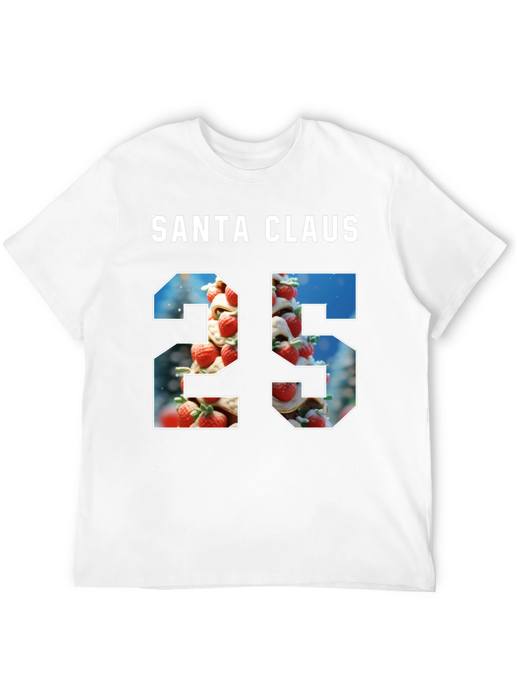 Santa Claus 25 Graphic Tee - Holiday Festive Shirt