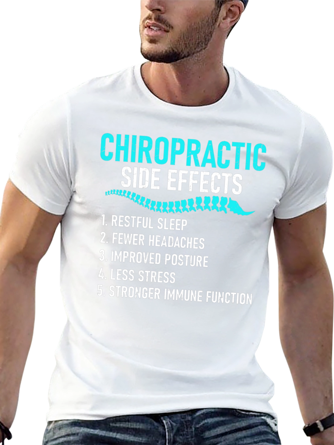 Chiropractic Side Effects Graphic T-Shirt