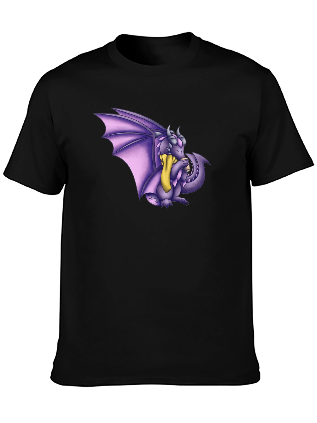 Dragon Graphic Tee - Mens Black T-Shirt