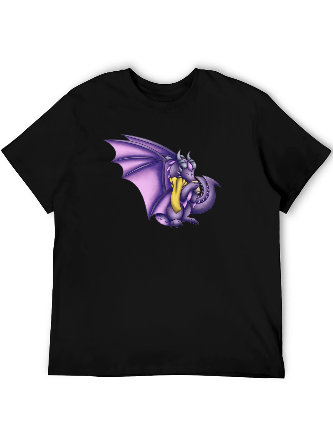 Dragon Graphic Tee - Mens Black T-Shirt