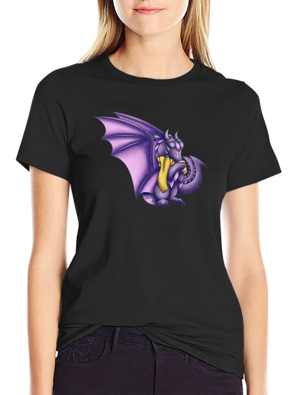 Dragon Graphic Tee - Mens Black T-Shirt