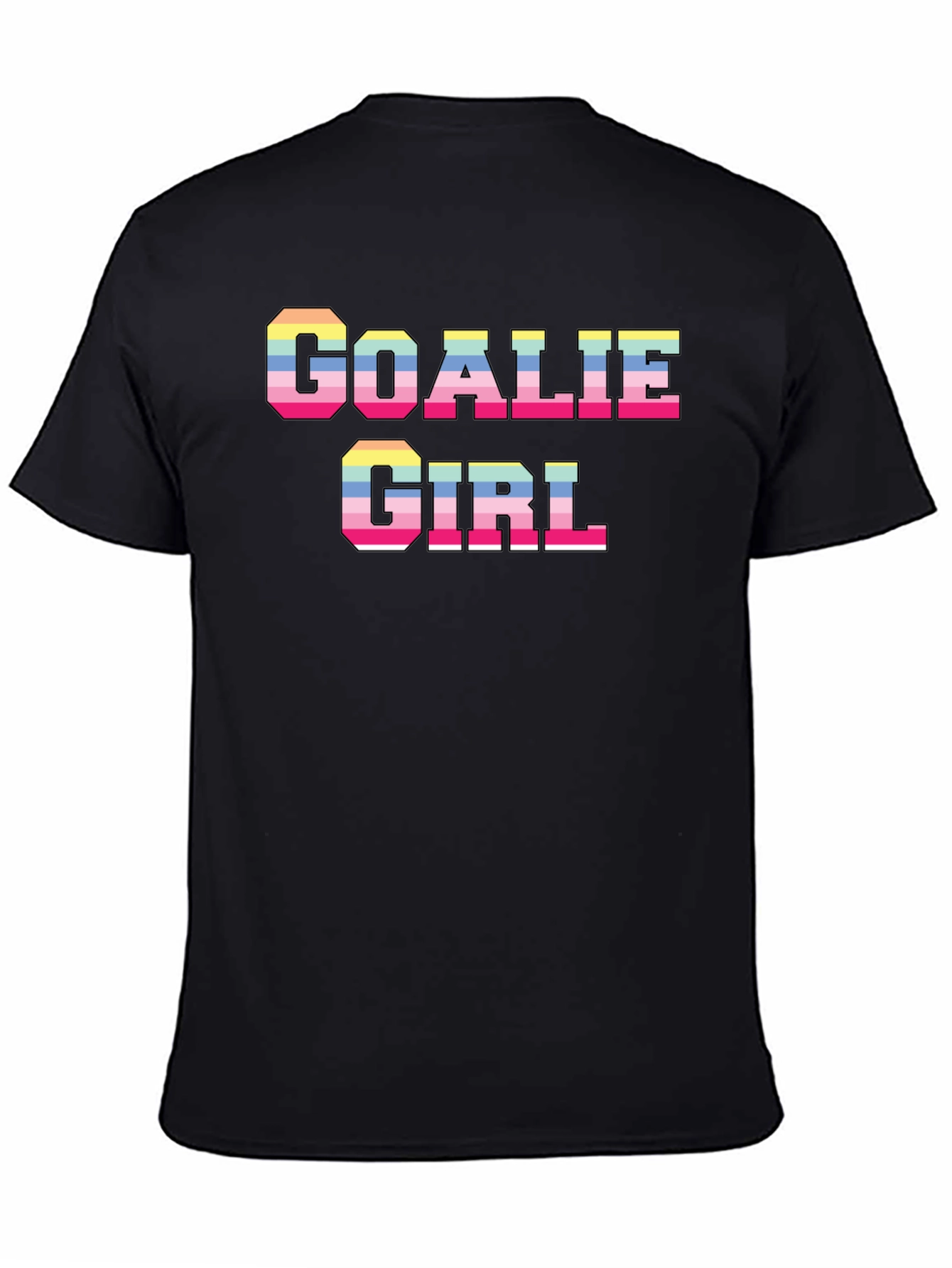 Goalie Girl Graphic T-Shirt - Fun Retro Style!