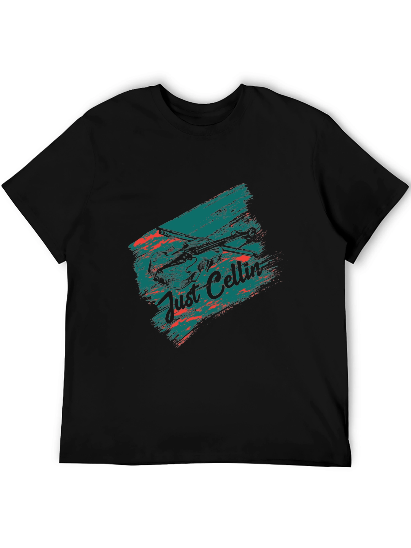 Just Cellin Graphic Tee - Unique Musician T-Shirt