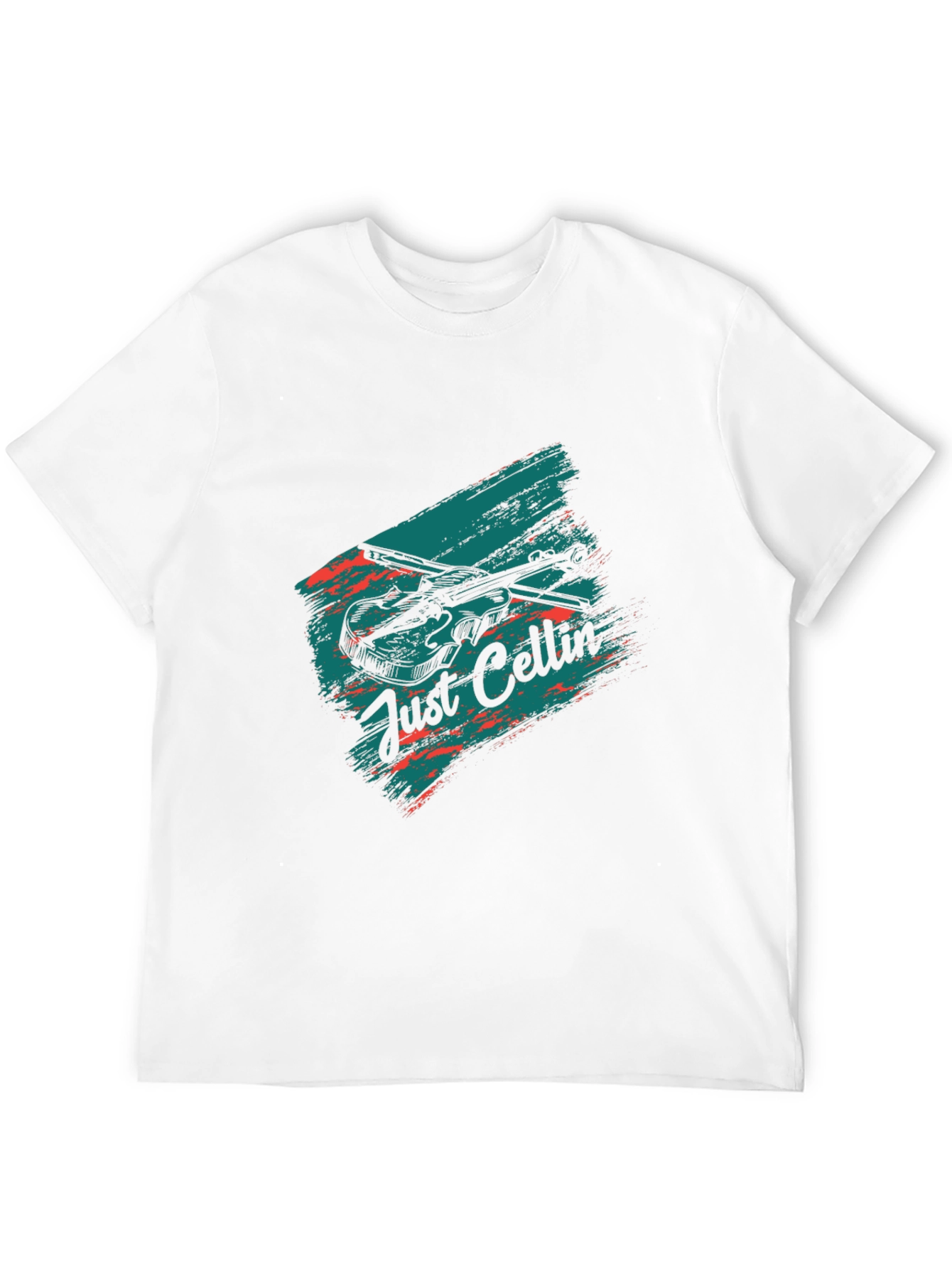 Just Cellin Graphic Tee - Unique Musician T-Shirt