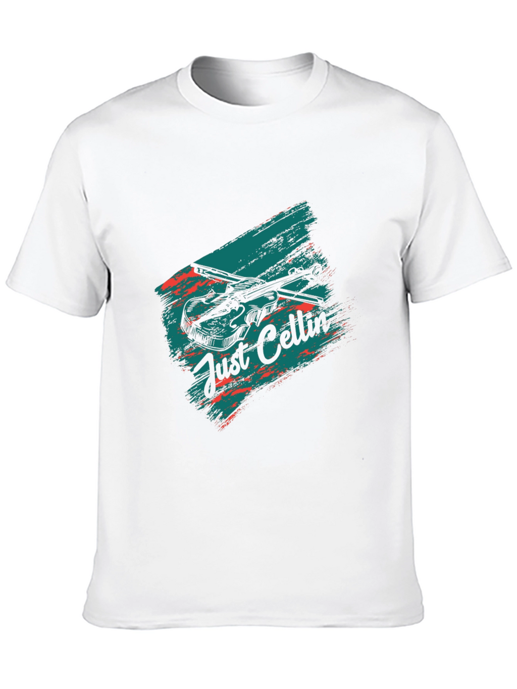 Just Cellin Graphic Tee - Unique Musician T-Shirt
