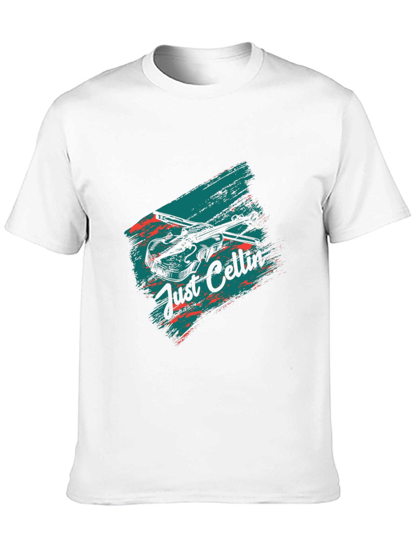 Just Cellin Graphic Tee - Unique Musician T-Shirt