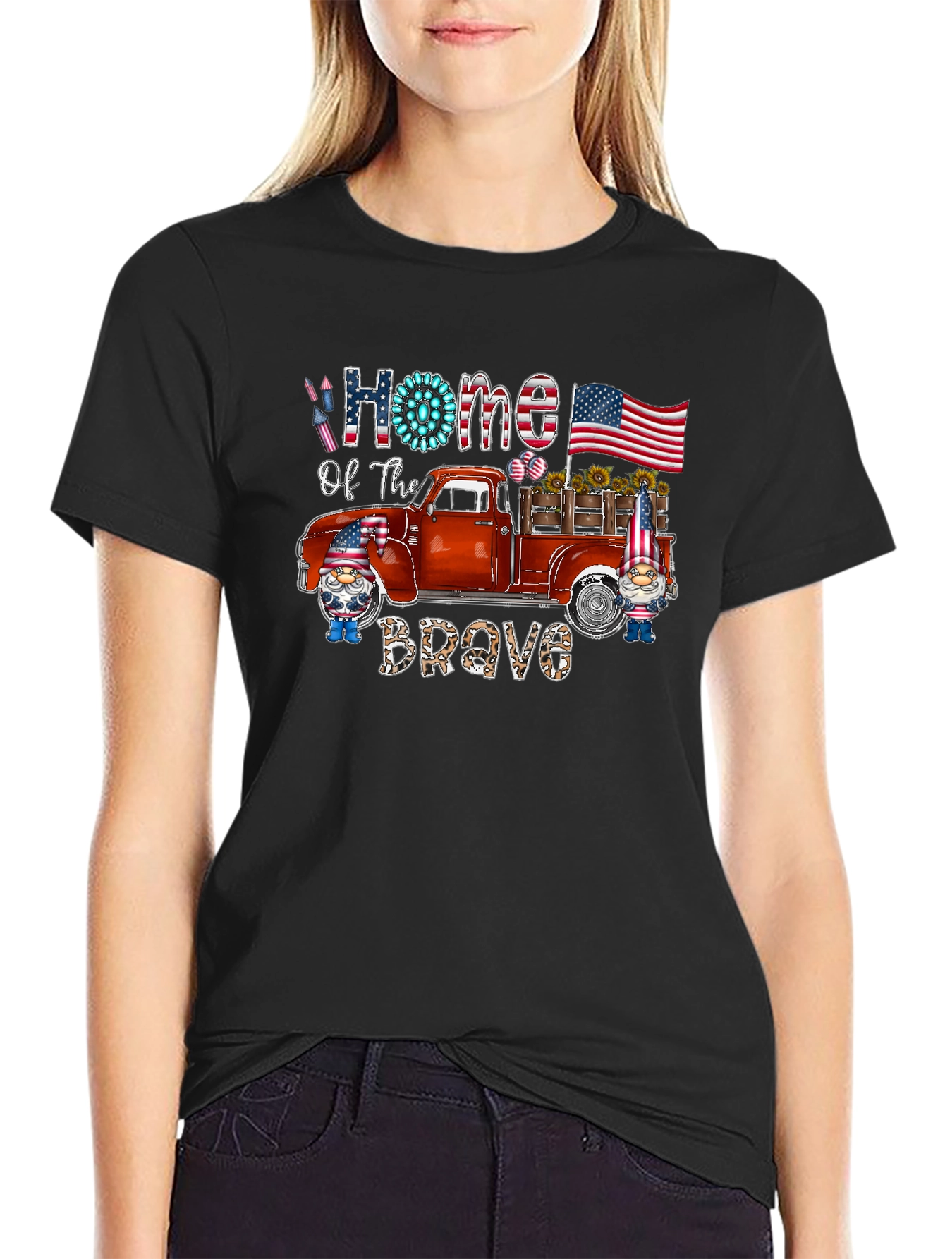 Home of the Brave Patriotic T-Shirt