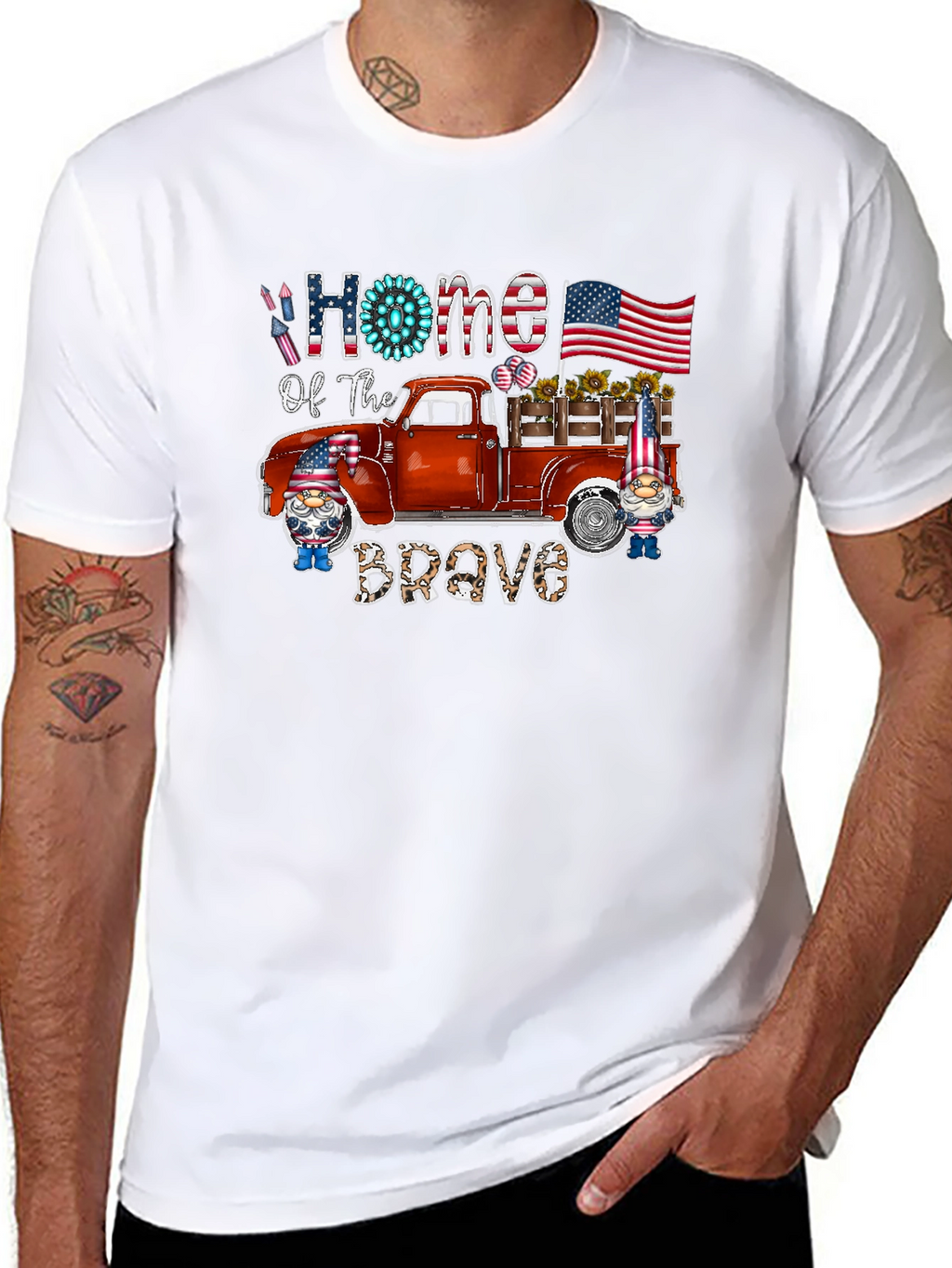 Home of the Brave Patriotic T-Shirt