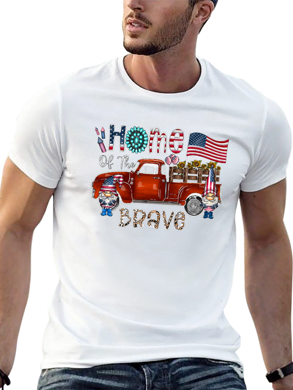 Home of the Brave Patriotic T-Shirt