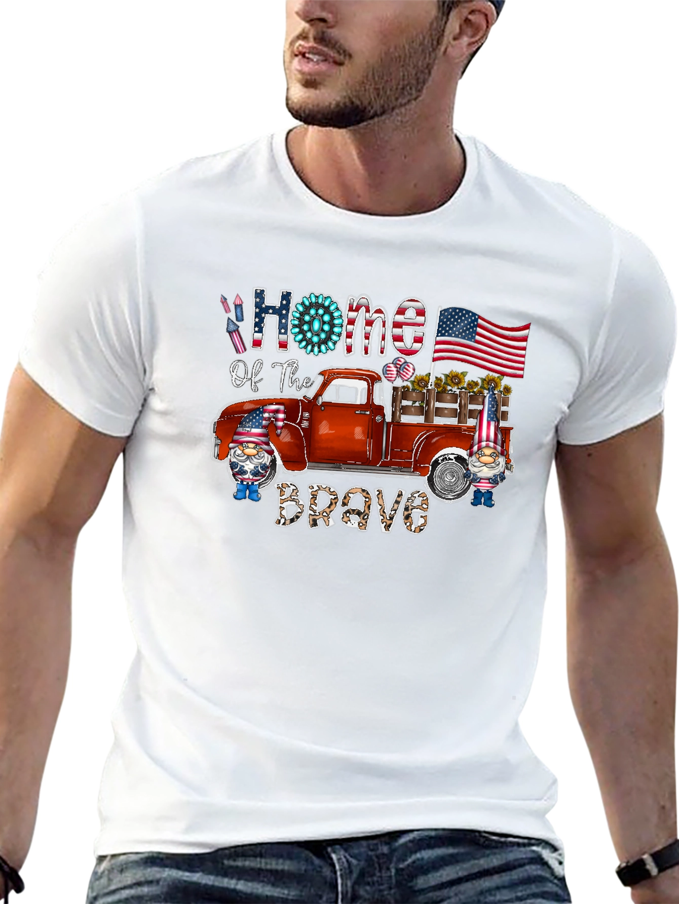 Home of the Brave Patriotic T-Shirt