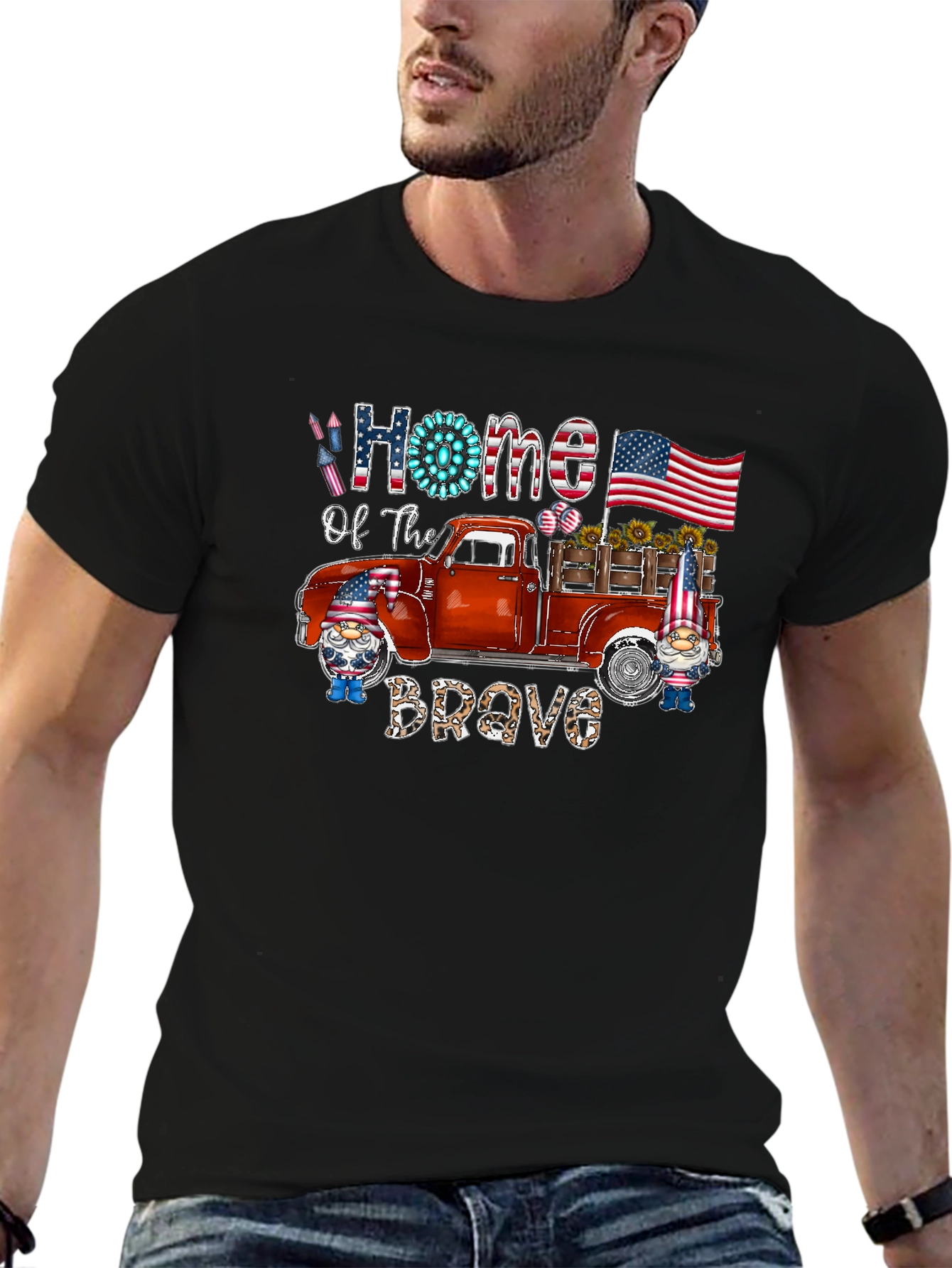 Home of the Brave Patriotic T-Shirt