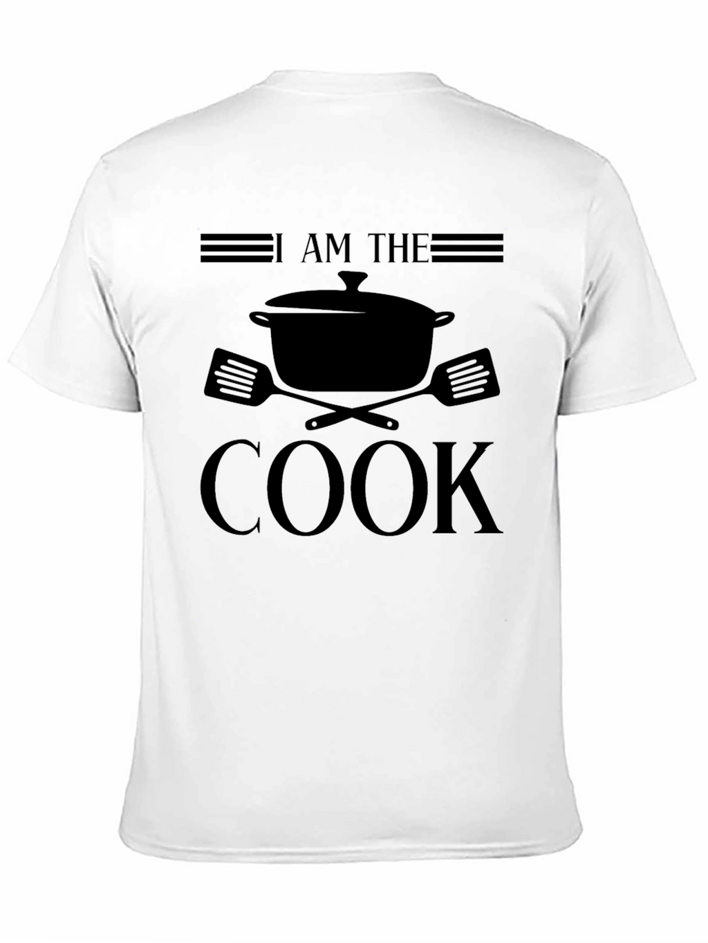 I Am The Cook Graphic T-Shirt - Black