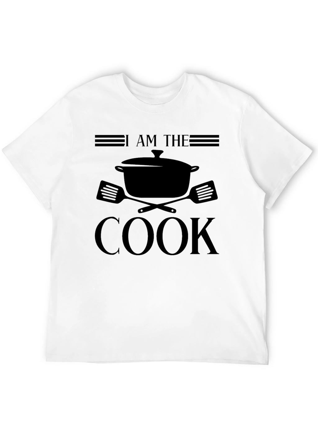 I Am The Cook Graphic T-Shirt - Black