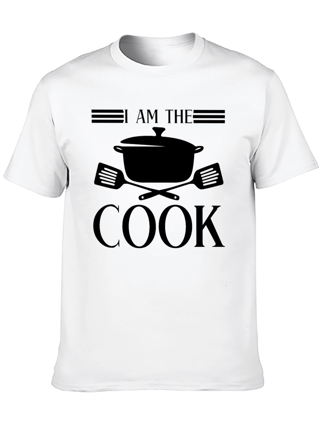 I Am The Cook Graphic T-Shirt - Black