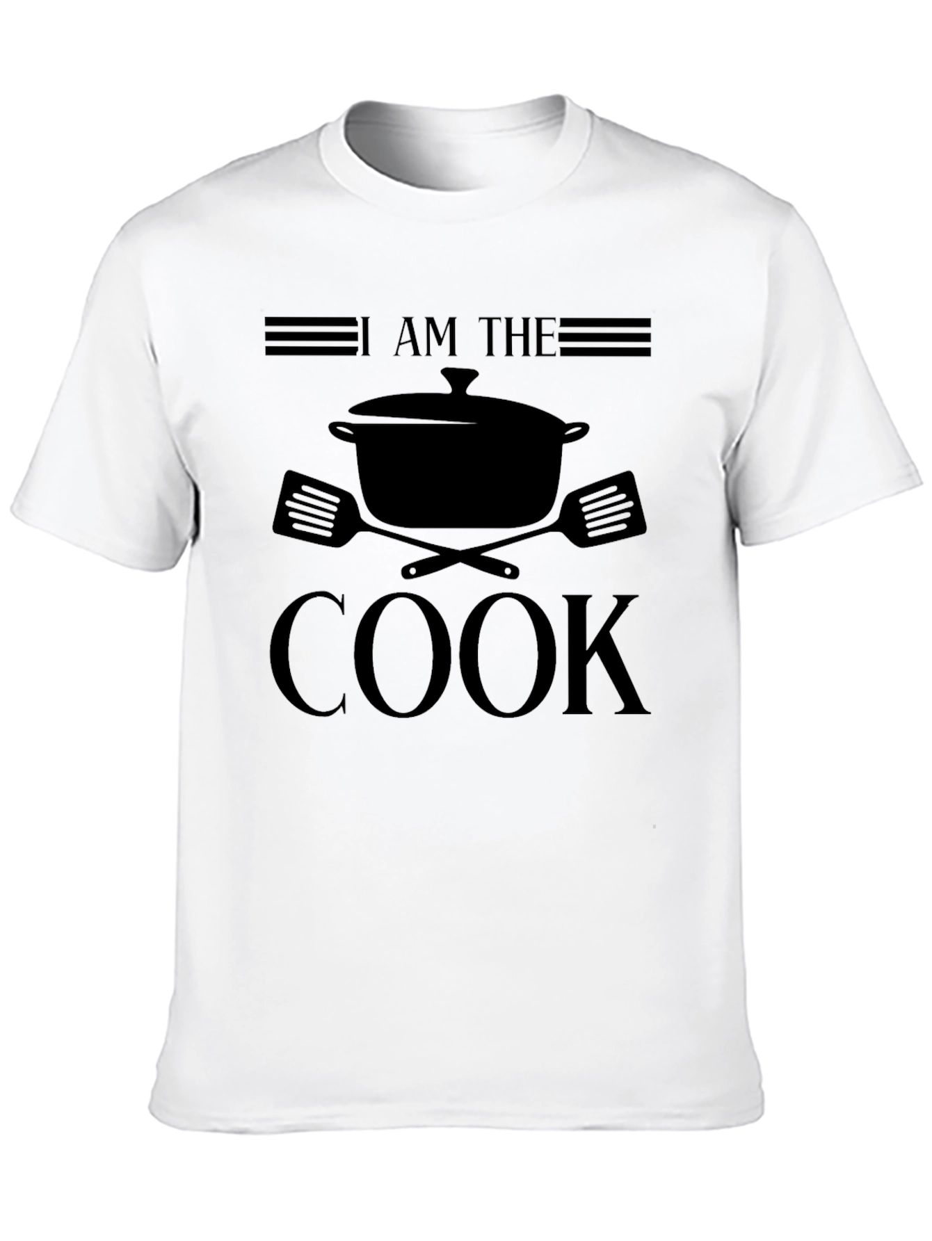 I Am The Cook Graphic T-Shirt - Black