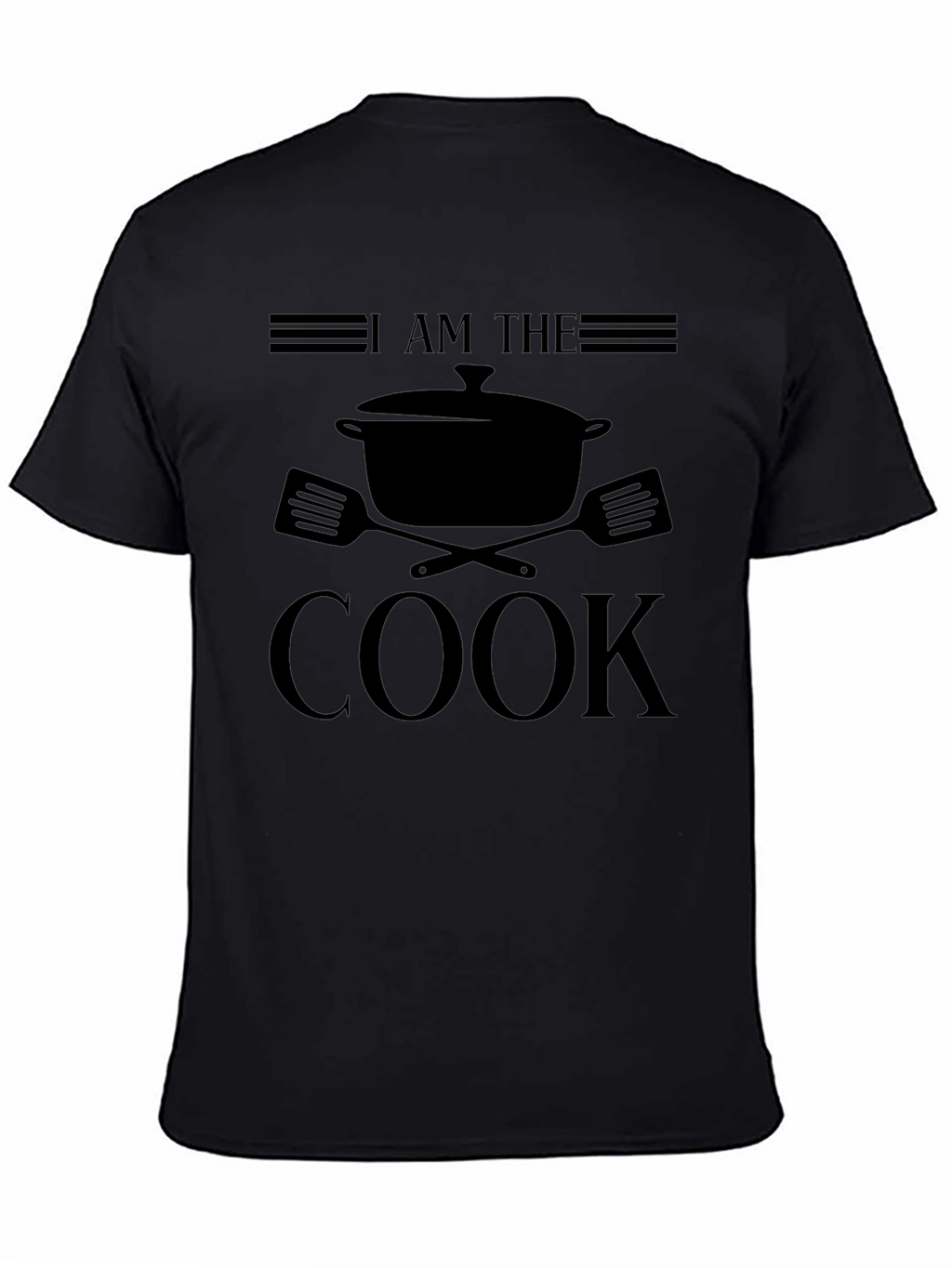 I Am The Cook Graphic T-Shirt - Black