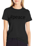 #peace Black T-Shirt