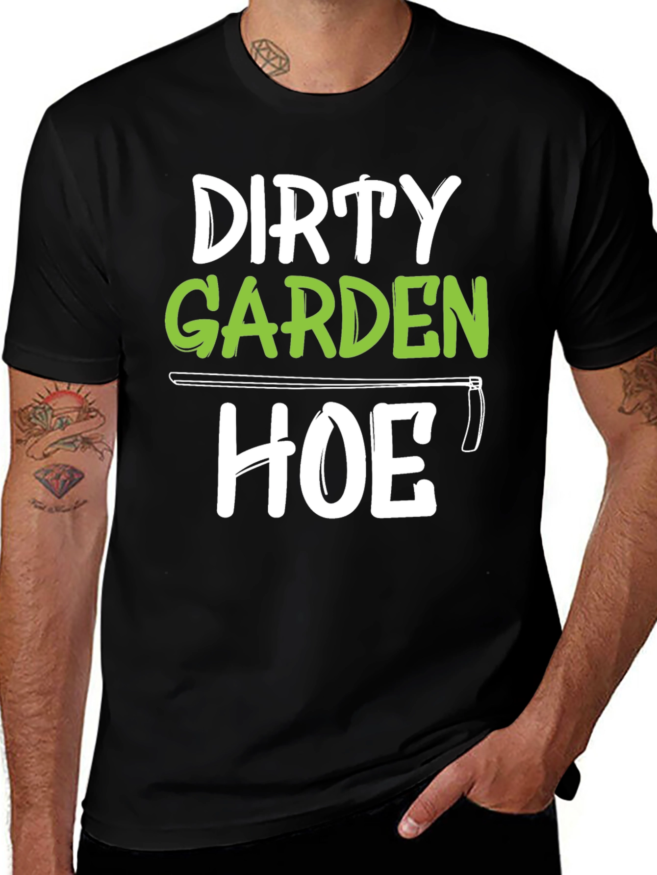 Dirty Garden Hoe T-Shirt Funny Gardener Tee