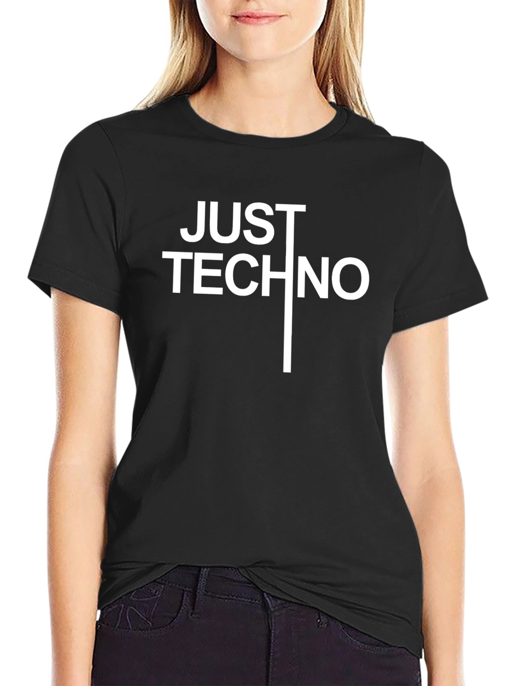 Just Techno Black T-Shirt