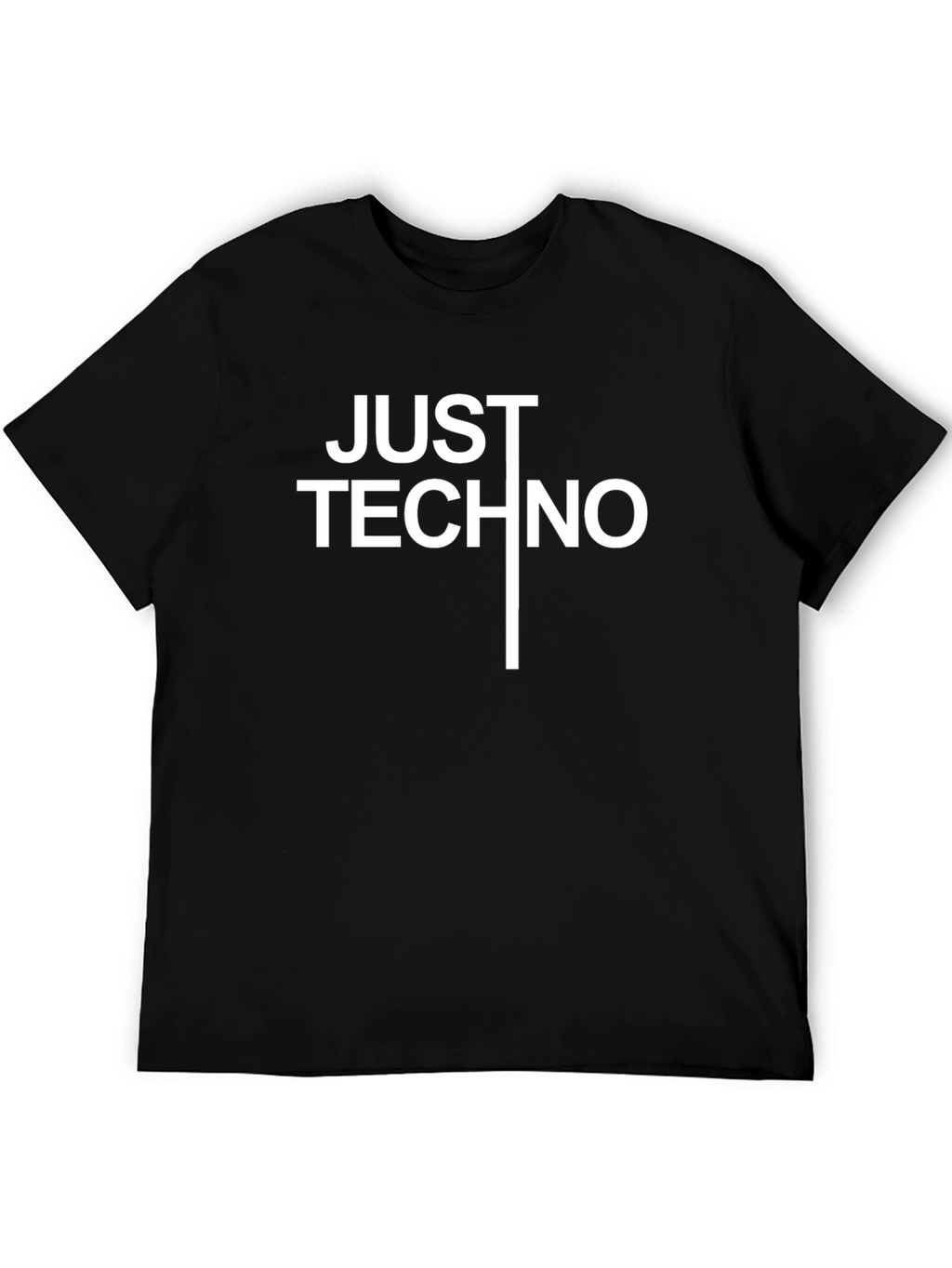 Just Techno Black T-Shirt