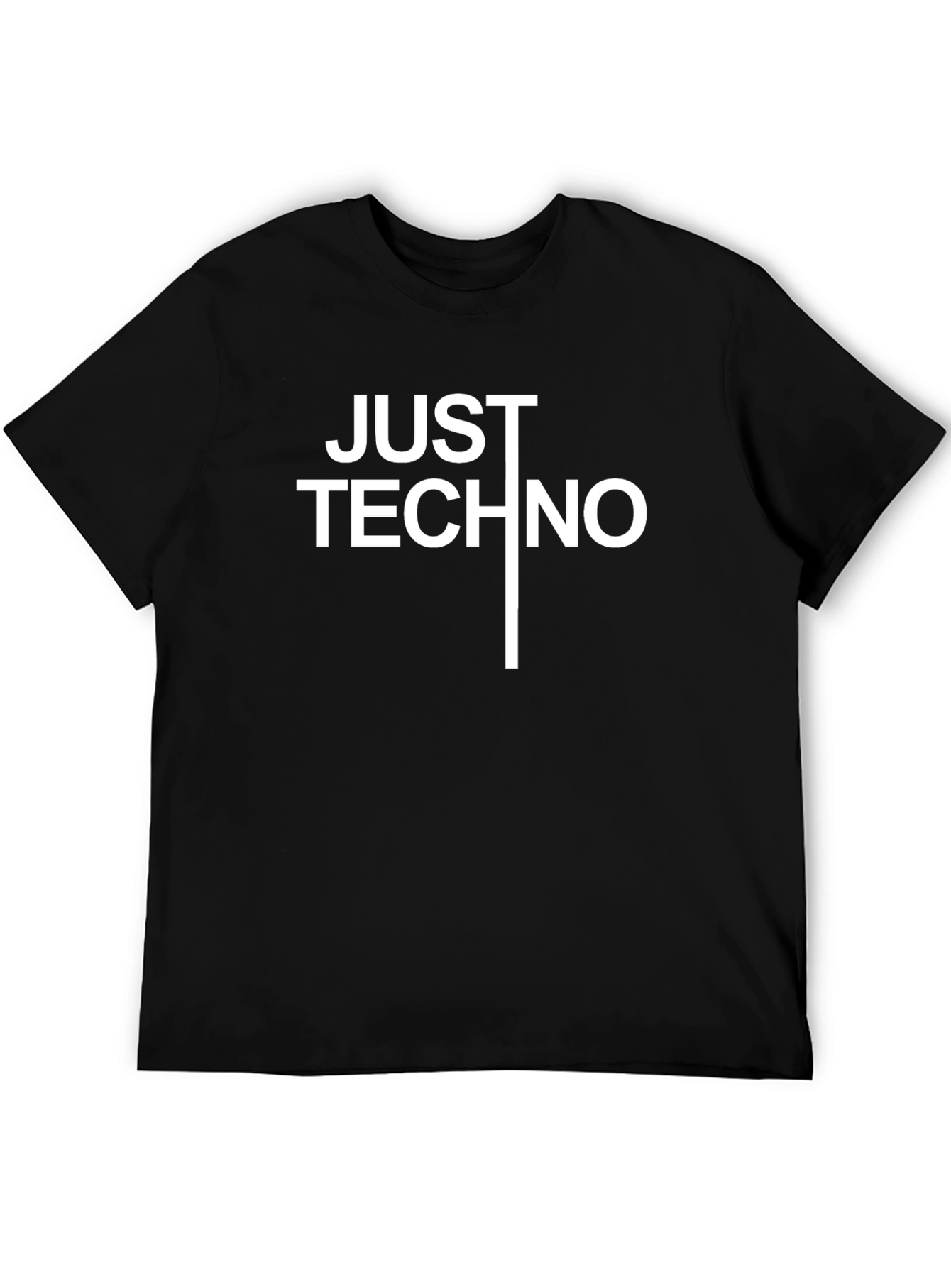 Just Techno Black T-Shirt