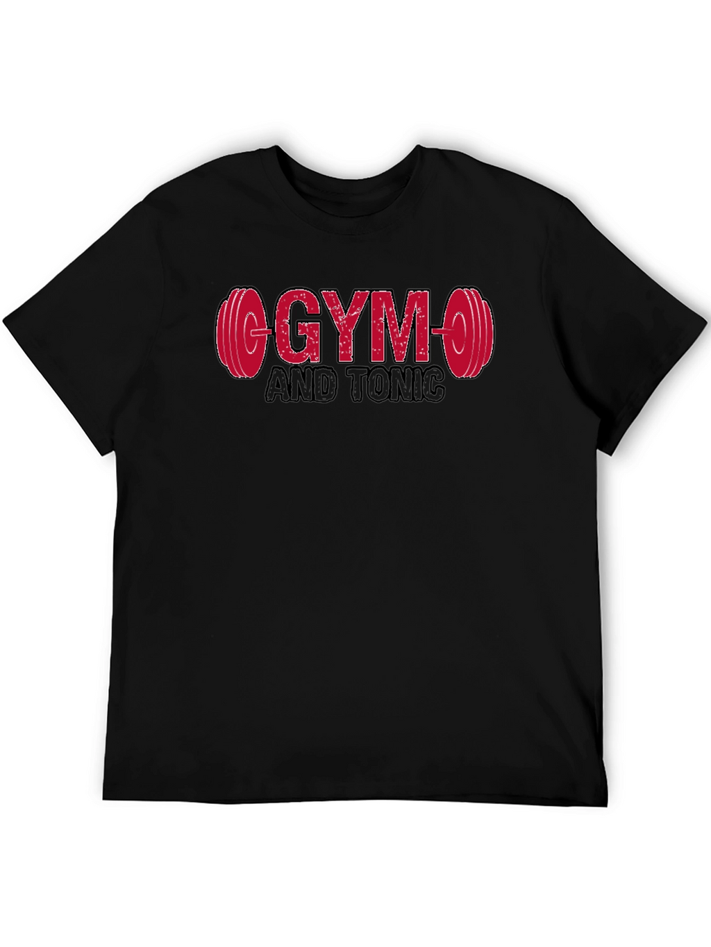 Gym and Tonic Graphic T-Shirt - Black