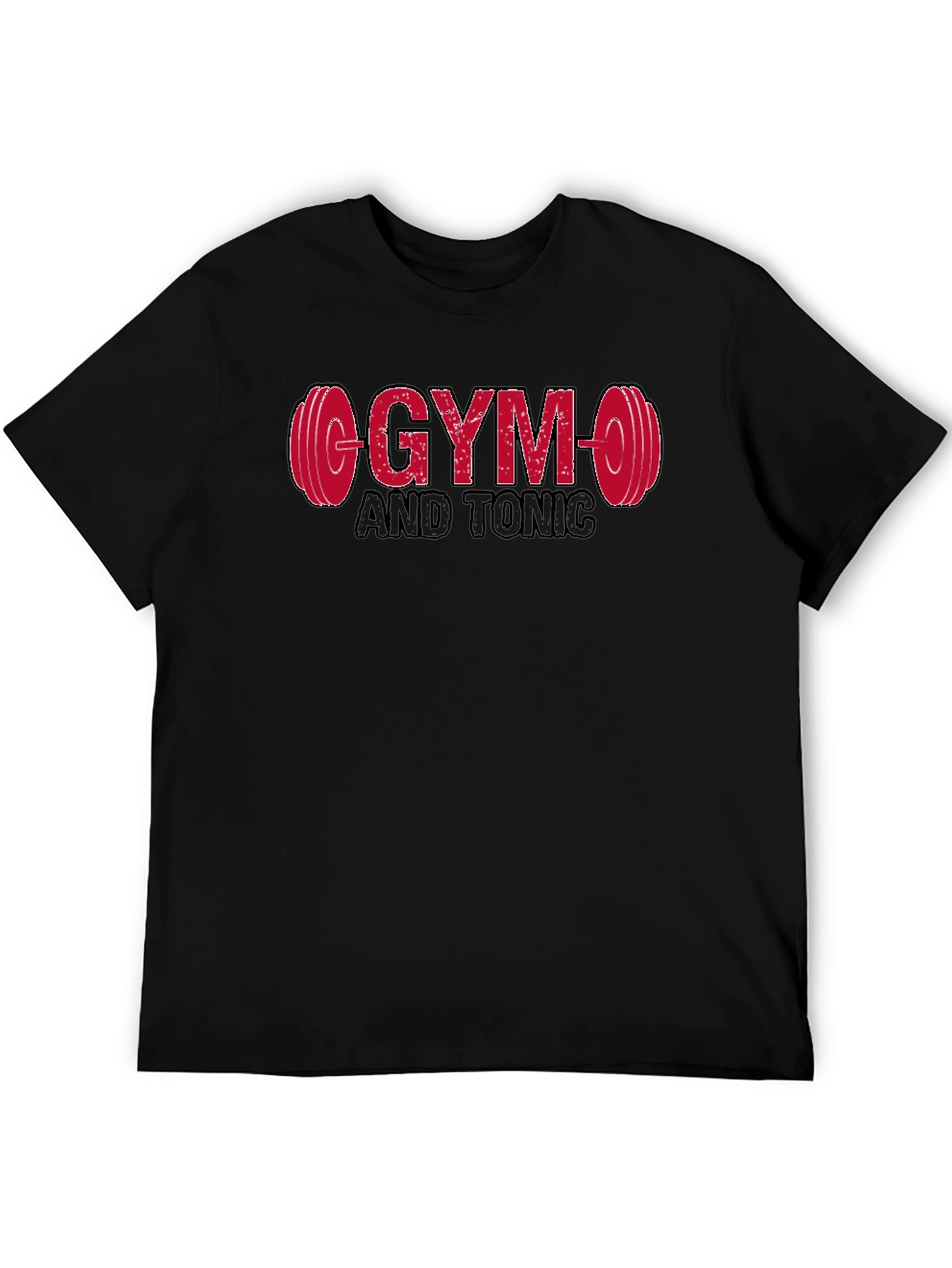 Gym and Tonic Graphic T-Shirt - Black