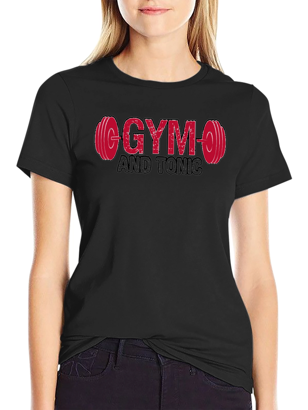 Gym and Tonic Graphic T-Shirt - Black