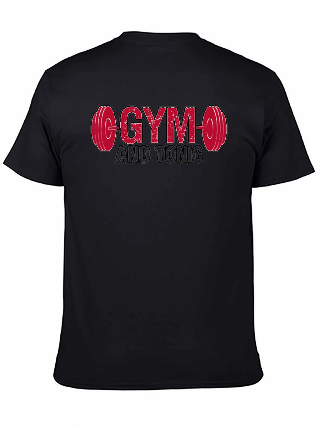 Gym and Tonic Graphic T-Shirt - Black
