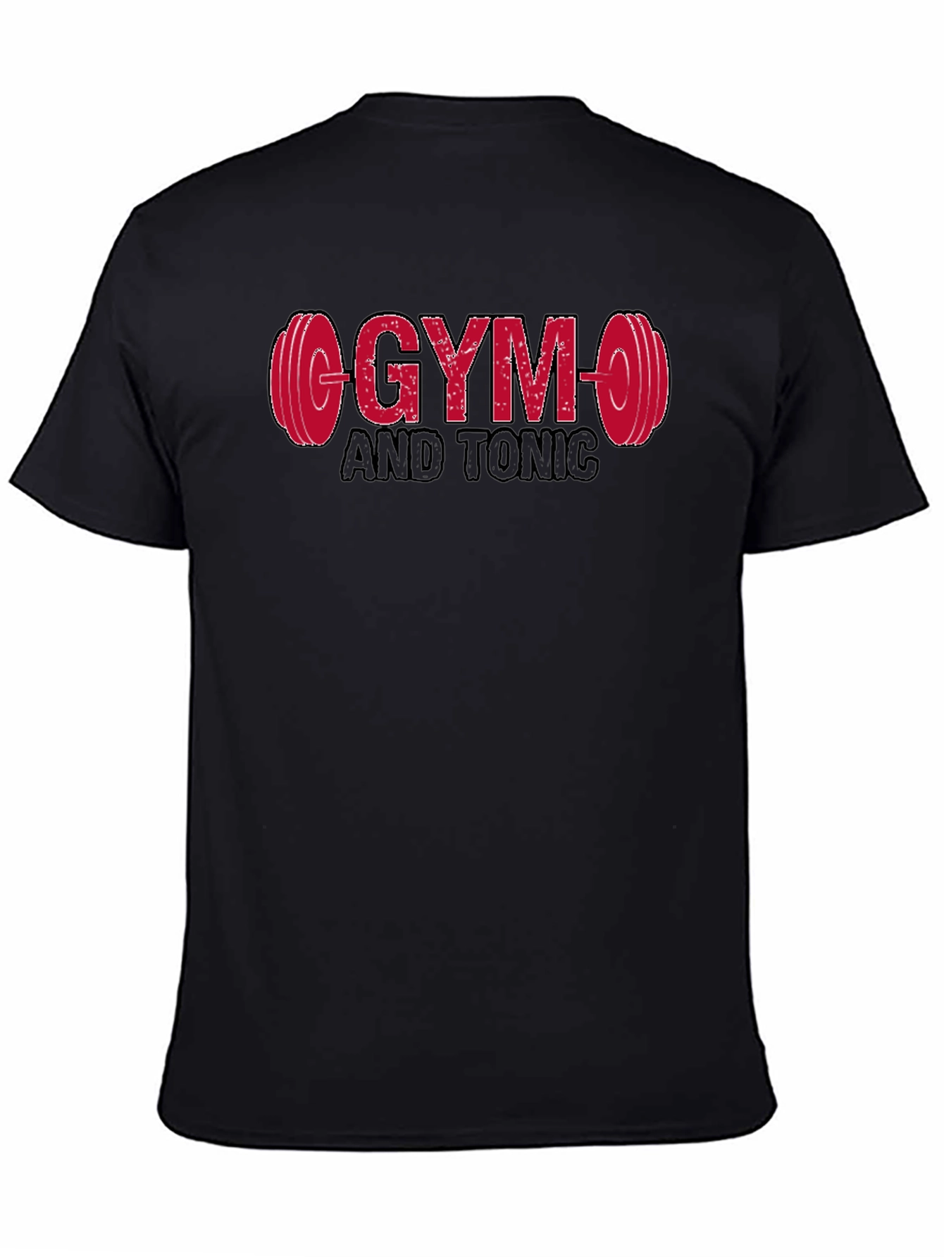 Gym and Tonic Graphic T-Shirt - Black