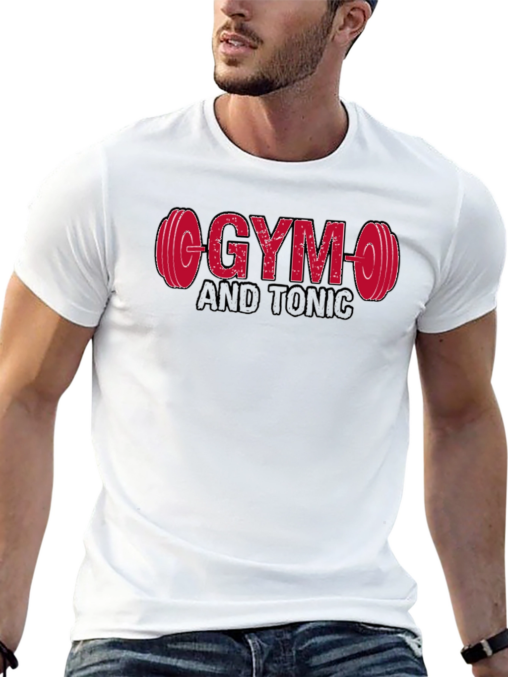 Gym and Tonic Graphic T-Shirt - Black