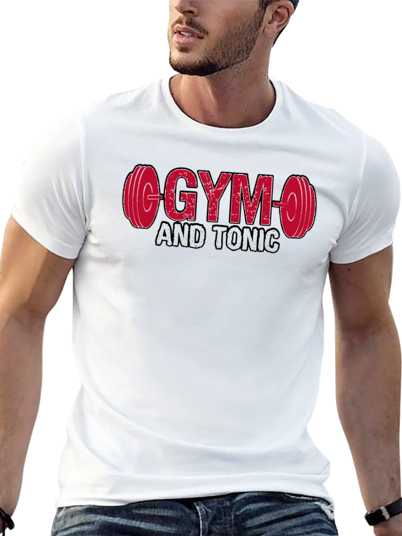 Gym and Tonic Graphic T-Shirt - Black